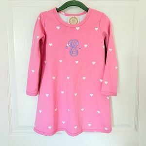 The Beaufort Bonnet Company Polly play heart “E” dress size 4t